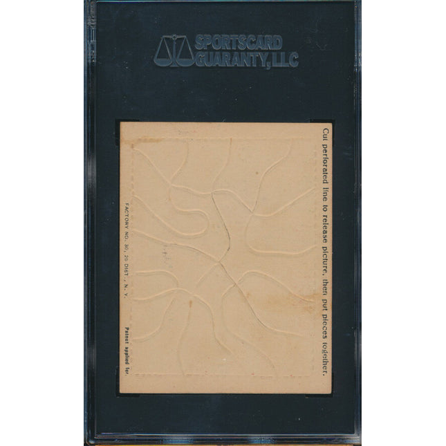 1909-10 Turkish Trophy Cigarettes T76 Unknown Jigsaw Puzzle SGC 5 EX p03491