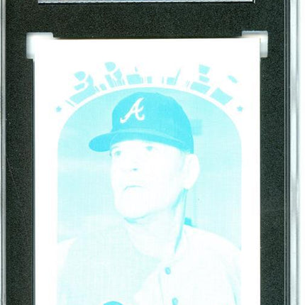 1972 Topps #484 Lum Harris 7 card progressive proof. 27a