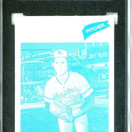 1977 Topps #466 Fred Holdsworth 9 card progressive proof. 8a