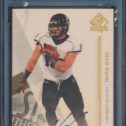 2013 SP Authentic FB #CC11 Travis Kelce Cnvas Collection Auto PSA 9 MINT