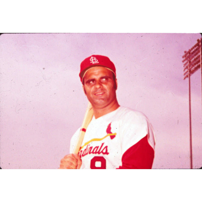 Original AP Joe Torre 60's/70's Slide/Transparency Cardinals T0398
