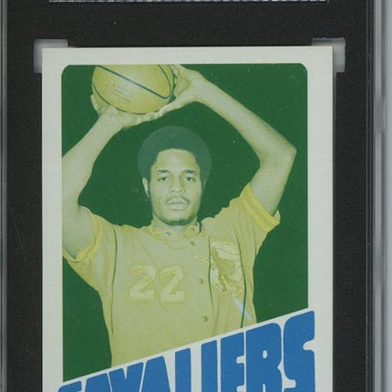 1972 Topps #90 Austin Carr 9 card progressive proof. 9a