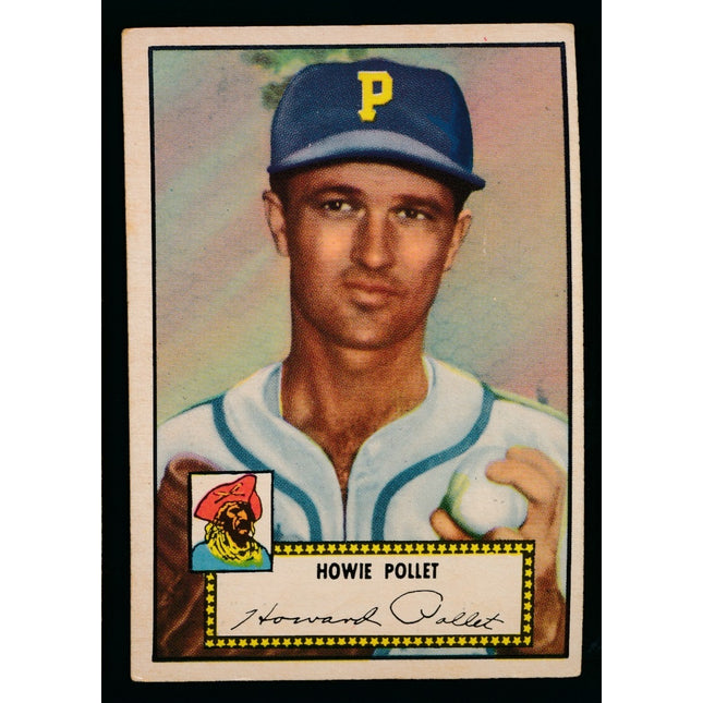 1952 Topps Baseball #63 Howie Pollett Black Back Ex+ c04285