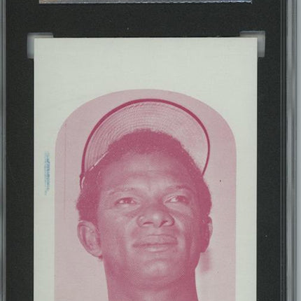 1972 Topps #395 Matty Alou 7 card progressive proof. 35a