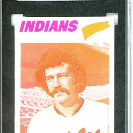 1977 Topps #33 Wayne Garland 9 card progressive proof. un-issued image. 15a