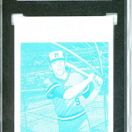 1977 Topps #307 Gary Sutherland 9 card progressive proof. 7a