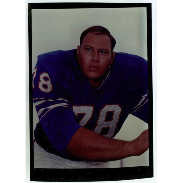 1963-1971 Topps Football transparency Jim Dunaway Bills T0222