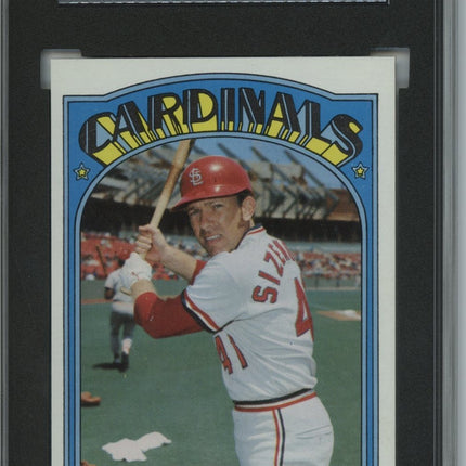 1972 Topps #514 Ted Sizemore 7 card progressive proof set 2A