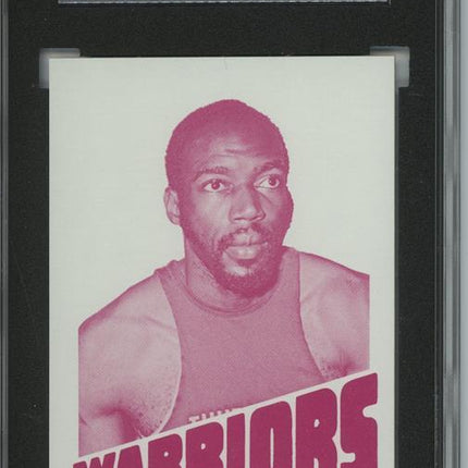 1972 Topps #28 Nate Thurmond 9 card progressive proof. 14a