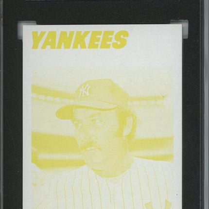 1977 Topps #598 Sparky Lyle 9 card progressive proof. 38a