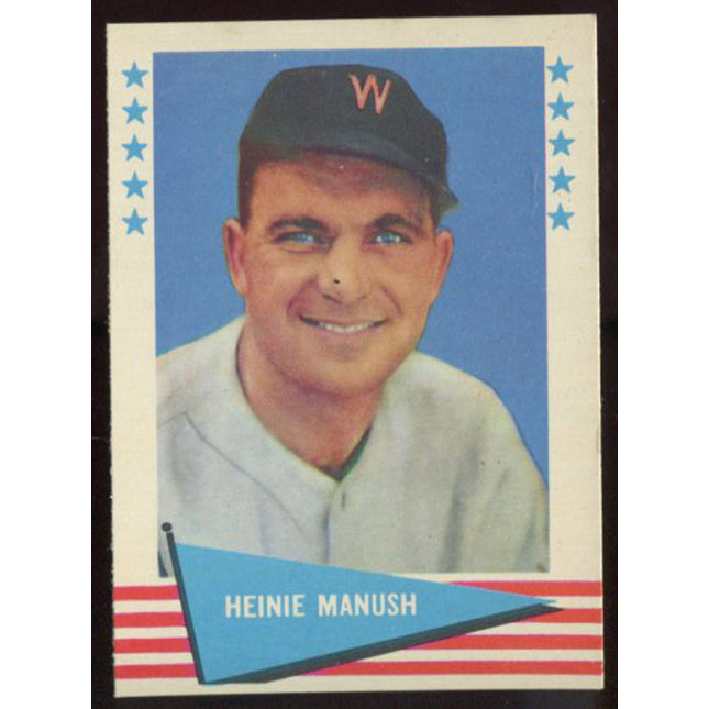 1961 Fleer Baseball #57 Heine Manush NMMT c00467