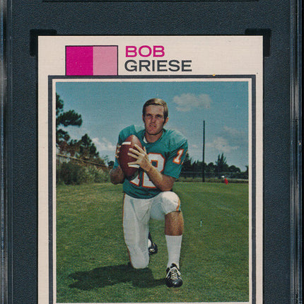 1973 Topps FB 8 Card Progressive Proof #295 Bob Griese 73TFB03