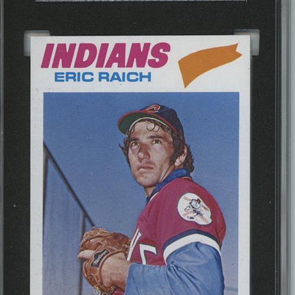 1977 Topps #62 Eric Raich 9 card progressive proof. 62a