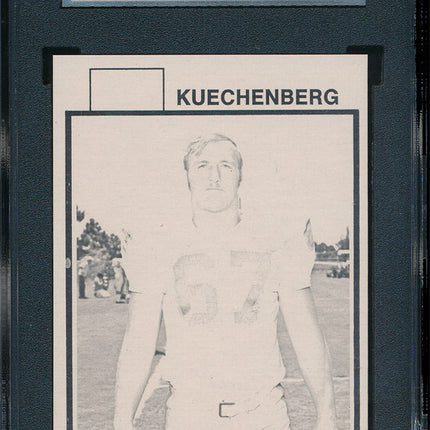 1973 Topps FB 8 Card Progressive Proof #367 Bob Kuechenberg 73TFB10