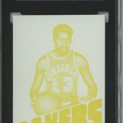 1972 Topps #1 Wilt Chamberlain 9 card progressive proof. 48a