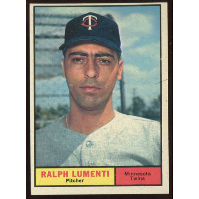 1961 Topps Baseball #469 Ralph Lumenti NM++ c00495