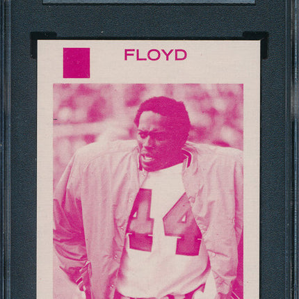 1973 Topps FB 8 Card Progressive Proof #289 Floyd Little 73TFB05