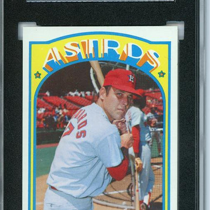 1972 Topps #416 Johnny Edwards 7 card progressive proof. 43a