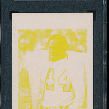 1973 Topps FB 8 Card Progressive Proof #289 Floyd Little 73TFB05