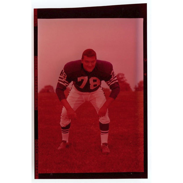 1950's Topps Football Transparency Dick Charovich Colts T0103