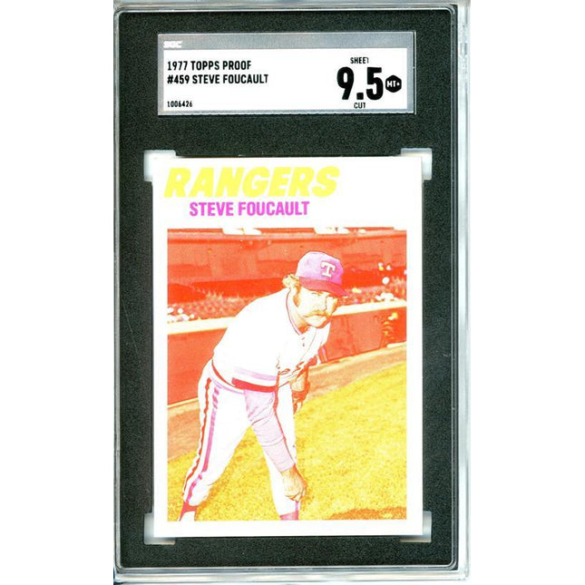 1977 Topps #459 Steve Foucault 9 card progressive proof. 20a