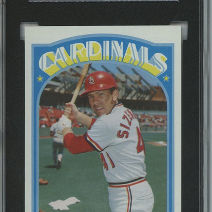 1972 Topps #514 Ted Sizemore 7 card progressive proof set 2A