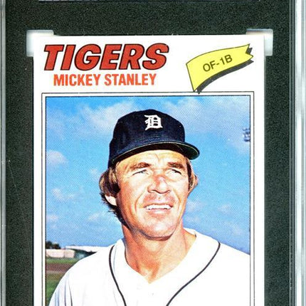 1977 Topps #533 Mickey Stanley 9 card progressive proof. 10a