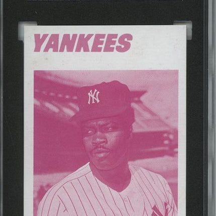 1977 Topps #568 Carlos May 9 card progressive proof. 54a