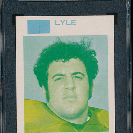 1973 Topps FB 8 Card Progressive Proof #312 Lyle Alzado 73TFB12