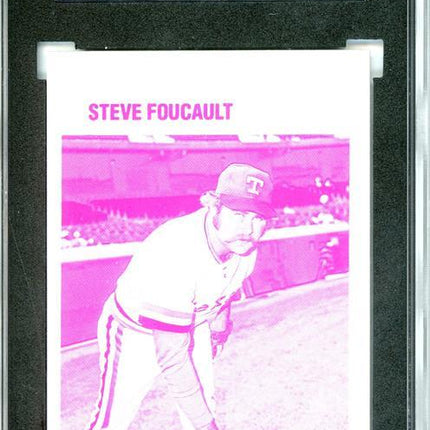1977 Topps #459 Steve Foucault 9 card progressive proof. 20a