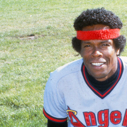 Original United Press Rod Carew 80's Slide/Transparency Angels T0407