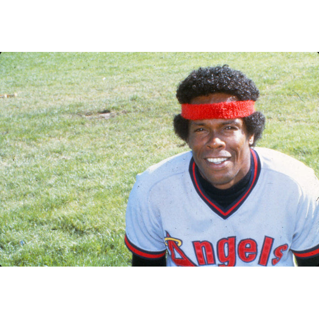 Original United Press Rod Carew 80's Slide/Transparency Angels T0407