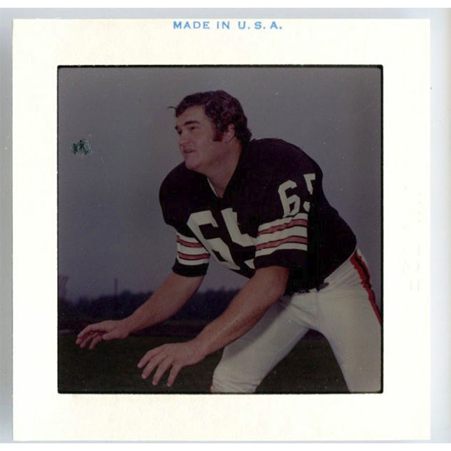 1972 Topps Football Transparency John Demarie Browns T0028