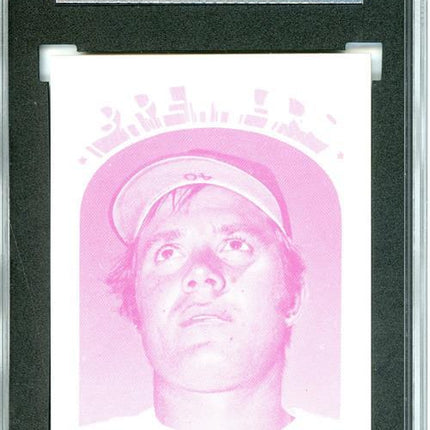 1972 Topps #481 Billy Conigliaro 7 card progressive proof. 26a