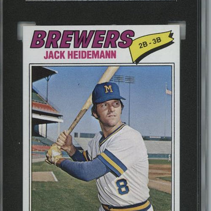 1977 Topps #553 Jack Heidmann 9 card progressive proof. 49a