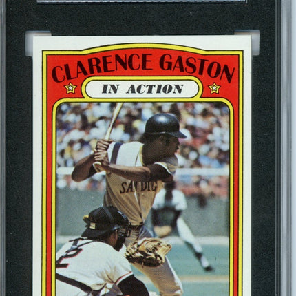 1972 Topps #432 Clarence (Action) Gaston 7 card progressive proof. 5a