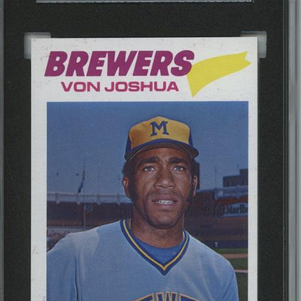 1977 Topps #651 Von Joshua 9 card progressive proof. 58a