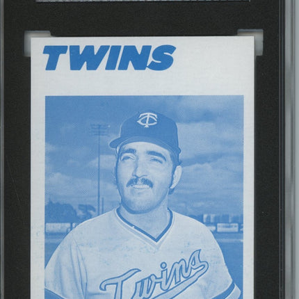 1977 Topps #536 Vic Albury Blue proof a66-Blue