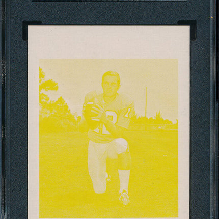 1973 Topps FB 8 Card Progressive Proof #295 Bob Griese 73TFB03