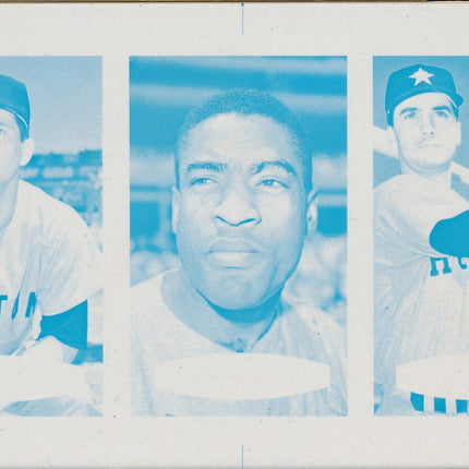 1967 Bazooka Panel #21-24 Acetate Proof Set of 4. Yastrzemski, White, Aspromonte