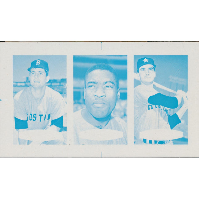 1967 Bazooka Panel #21-24 Acetate Proof Set of 4. Yastrzemski, White, Aspromonte