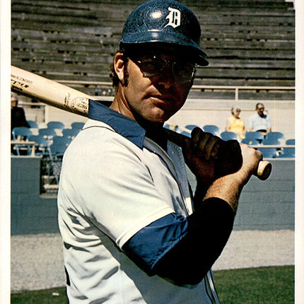 1973 Detroit Tigers Team Issued Duke Sims 7" x 8 5/8" Color photo c06156