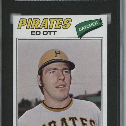 1977 Topps #197 Ed Ott 9 card progressive proof. 63a