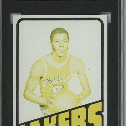 1972 Topps #89 Jim McMillian 9 card progressive proof. 22a