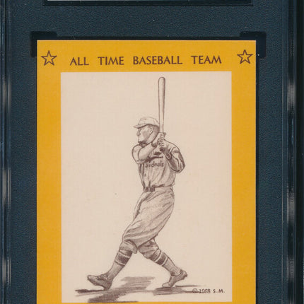1968 Sports Memorabilia Baseball #13 Rogers Hornsby SGC 9 MT p03046 Low Pop