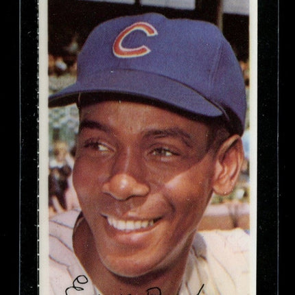1971 Dell Baseball Stamp Ernie Banks MINT Laminated c03217