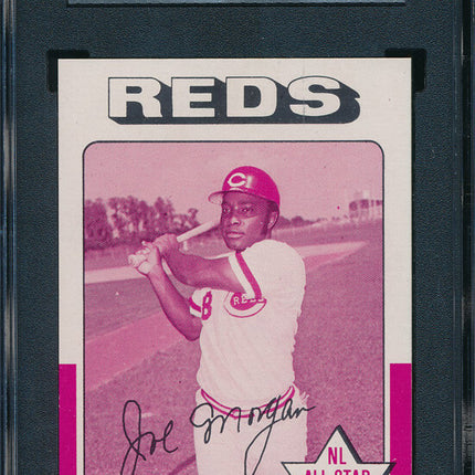 1975 Topps BB 9 Card Progressive Proof #180 Joe Morgan 75TBB10