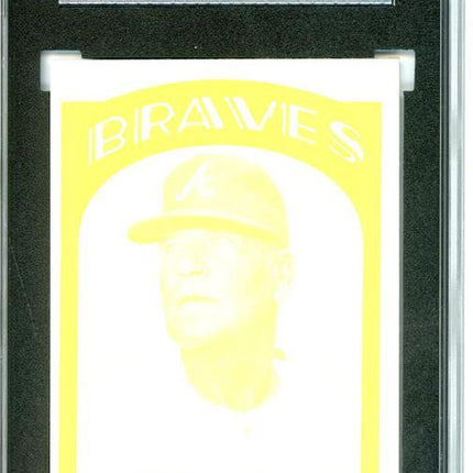 1972 Topps #484 Lum Harris 7 card progressive proof. 27a