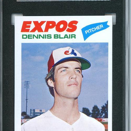1977 Topps #593 Dennis Blair 9 card progressive proof. 35a