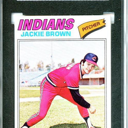 1977 Topps #147 Jackie Brown 9 card progressive proof. 18a